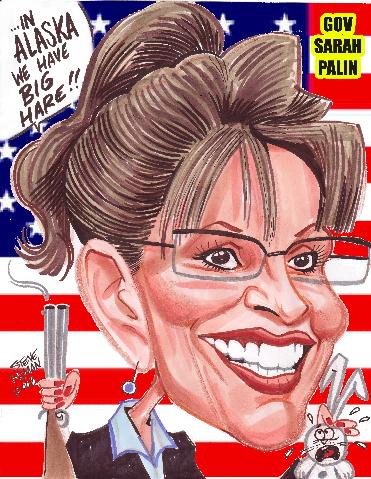 Sarah Palin Caricature