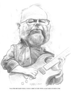 Walter Becker Caricature
