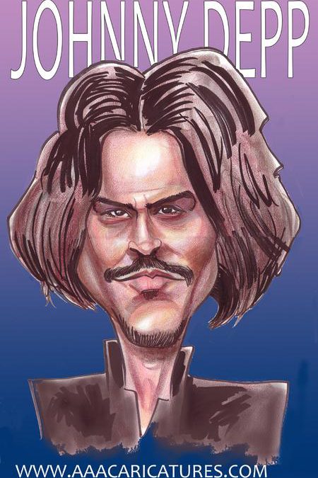 Johnny Depp Caricature